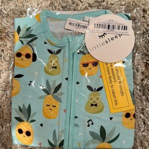 Little Sleepies Pineapple zippy 12-18 months NWT